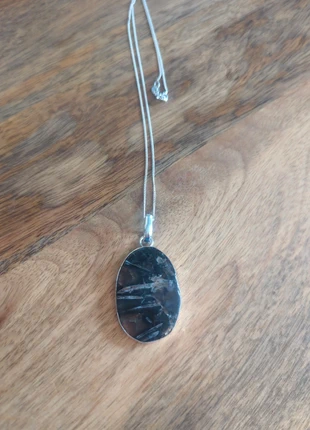 Large pietersite, sterling silver necklace, condition: New without tags, £15.00, £16.45 includes Buyer Protection
