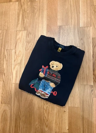Sweat crewneck Ralph Lauren bleu marine bear, brand: Ralph Lauren, condition: Very good, size: 14 years / 164 cm, €40.00, €42.70 includes Buyer Protection Pro