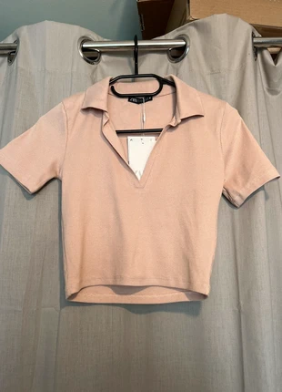 Crop top rose, marca: Zara, estado: Nuevo con etiquetas, tamaño: S / 36 / 8, 2,00 €, 2,80 € Protección al comprador incluida