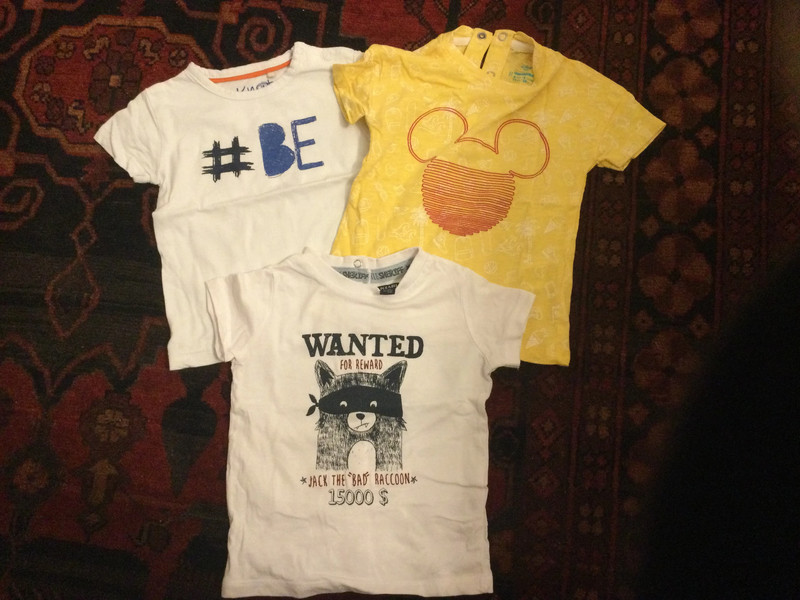 Lot 3 T-shirts manches courtes 2