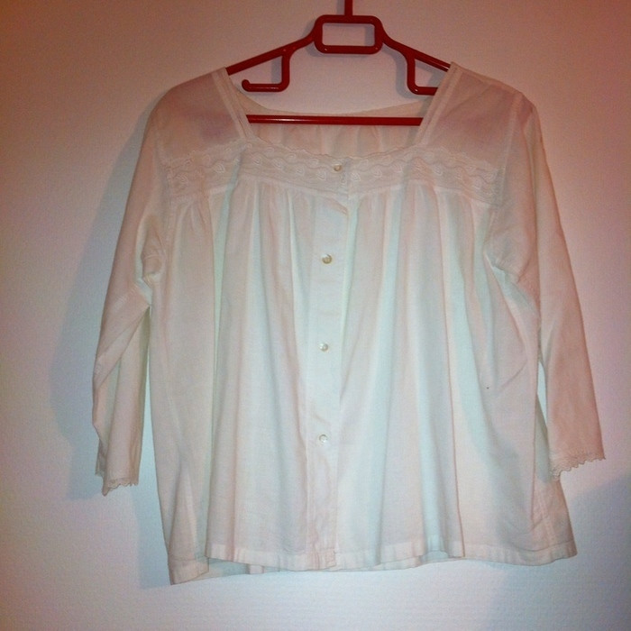#blouse #blanc #dentelle 1