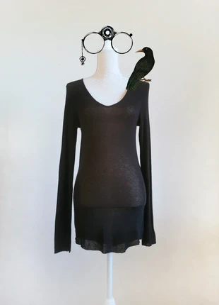 Vestitino nero Tezenis 100% viscosa dark gothic lolita underwear 90s lingerie, marque: Tezenis, état: Neuf sans étiquette, taille: M / 38 / 10, 10,00 €, 11,20 € Protection acheteurs incluse