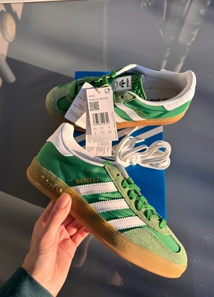 Adidas gazelle indoor green neuves, brand: adidas, condizioni: Nuovo con cartellino, taglia: 36, €59.00, €62.65 include la Protezione acquisti