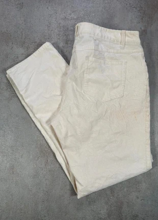 Pantalon Vintage En Velours Côtelé / Corduroy J Jill creme a côtes fines, taille 16, marca: Vintage Dressing, estado: Muito bom, tamanho: XXXL / 46 / 18, €14.00, €15.40 inclui Proteção do Comprador Pro