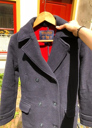 Woolrich Navy Wool Coat, marque: Woolrich, état: Très bon état, taille: S / 36 / 8, 75,00 €, 79,45 € Protection acheteurs incluse