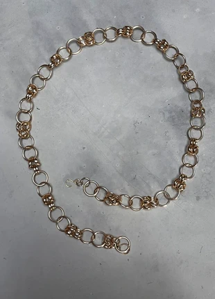 Ceinture Femme Dorée Anneaux, marque: Vintage Dressing, état: Bon état, taille: Ajustable, 19,00 €, 20,65 € Protection acheteurs incluse