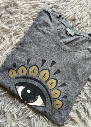 T-shirt Kenzo Paris Taille L Couleur Gris œil blanc, brand: Kenzo, condition: Very good, size: L / 40 / 12, €11.90, €13.20 includes Buyer Protection