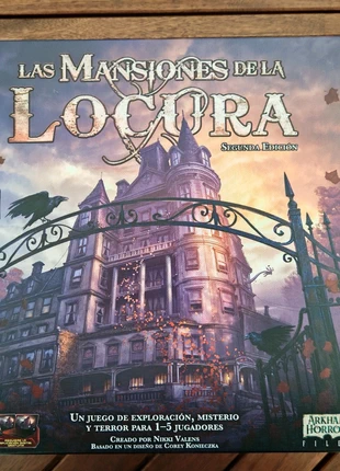 Mansiones de la Locura - Segunda edición, marca: FANTASY FLIGHT GAMES, estado: Muy bueno, 74,99 €, 79,44 € Protección al comprador incluida