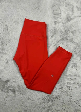 Lululemon Align Rouge 24” Taille 10 | Legging Yoga Doux Sculptant | Logo Jambe | Tissu Nulu, marca: Lululemon, estado: Muito bom, tamanho: L / 40 / 12, €65.00, €68.95 inclui Proteção do Comprador