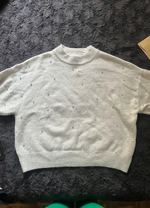 pull chaud d’hiver avec des perles, brand: H&M, condition: New without tags, size: M / 38 / 10, €6.00, €7.00 includes Buyer Protection