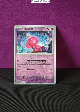 Tinkatink 082/197 Common Pokémon Card - Paldea Evolved, brand: Pokémon, condition: Like new, £1.00, £1.75 includes Buyer Protection