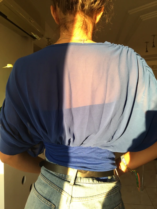 Chemisier bleue - photo numéro 2