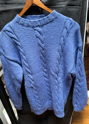 Pull violet tricoté main épais et lourd en laine vintage , marke: Fait Main, zustand: Sehr gut, größe: XL / 42 / 14, 20,00 €, 21,70 € inklusive Vinted-Käuferschutz