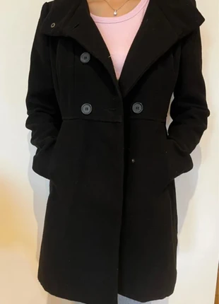 Manteau noir long à boutons Jennyfer taille M 🖤, brand: Jennyfer, condizioni: Ottime, taglia: M / IT 42 / EU 38, €10.00, €11.20 include la Protezione acquisti