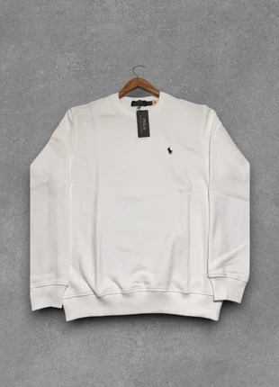 White crewneck sweatshirt by Polo Ralph Lauren in Size M., marca: Ralph Lauren, estado: Nuevo con etiquetas, tamaño: M, 52,90 €, 56,25 € Protección al comprador incluida