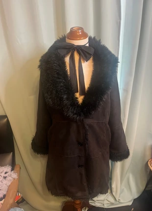 Faux fur coat XL jacke mantello mantel manteau gaccia penny lane goth alt afghan, merk: Faux shearling, staat: Heel goed, maat: XL / 42 / 14, € 19,00, € 20,65 inclusief Kopersbescherming