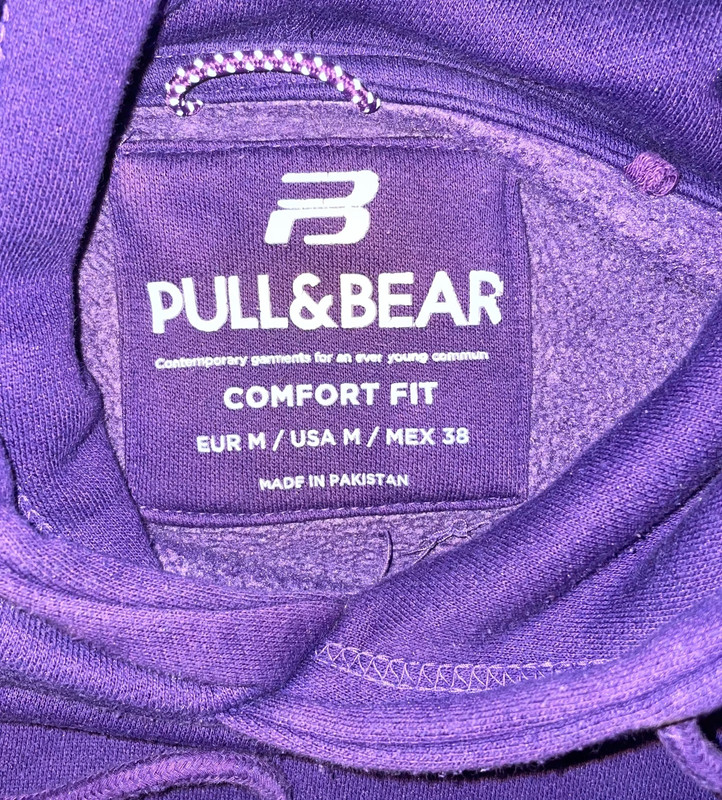 Felpa Viola Pull&Bear Uomo 4