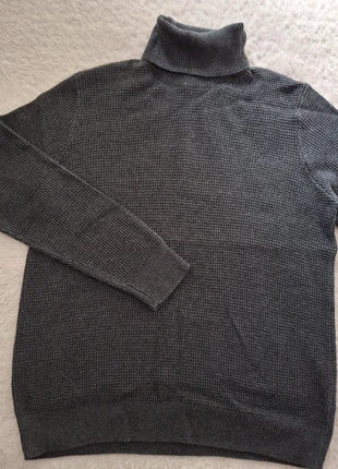 Pull à col roulé gris foncé H&M taille L, marca: H&M, estado: Muito bom, tamanho: L, €4.00, €4.90 inclui Proteção do Comprador