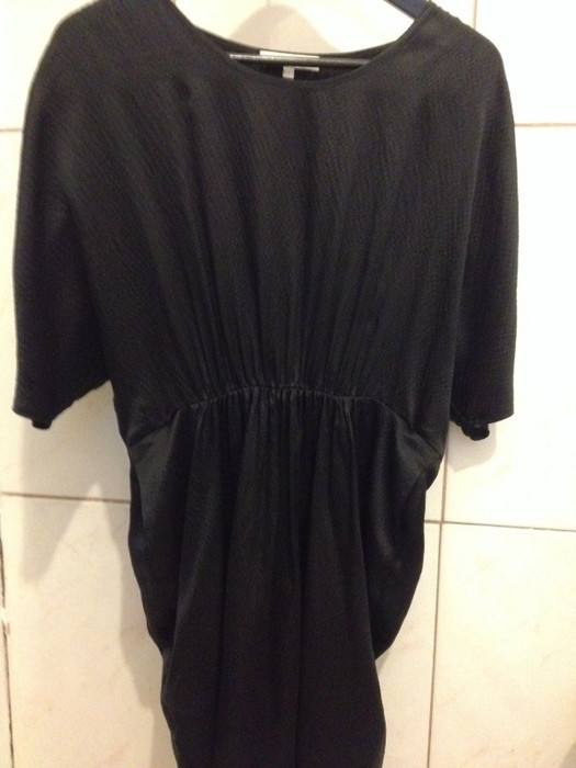 robe noire en soie sandro 3