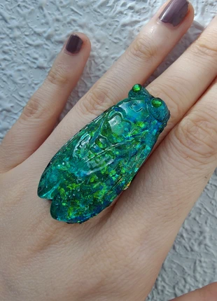 Anillo insecto holografico, marque: LUZ, état: Neuf sans étiquette, taille: Ajustable, 6,00 €, 7,00 € Protection acheteurs incluse