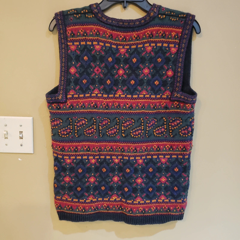 90s Cottagecore Granola Knit Sweater Vest 3