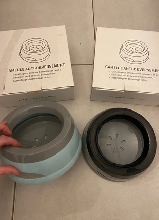 Lot deux gamelles neuve anti déversement débordement, marque: sans marque, état: Neuf avec étiquette, 12,00 €, 13,30 € Protection acheteurs (Pro) incluse