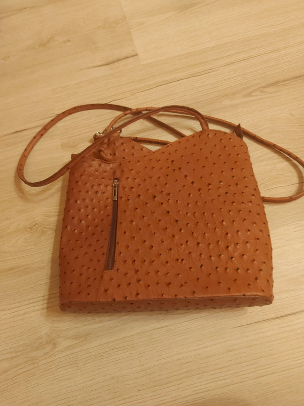 Sac main cuir imitation autruche Vinted