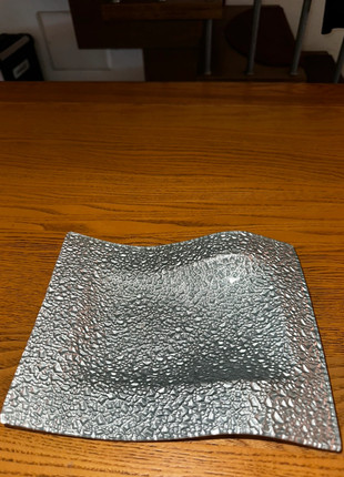 Piatto decorativo argento, état: Neuf sans étiquette, 8,50 €, 9,63 € Protection acheteurs incluse