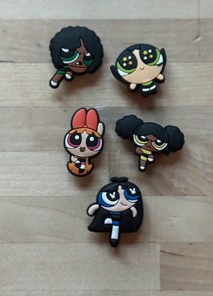 Set of 5 jibbitz | Powerpuff Girls, merk: Set, staat: Nieuw zonder prijskaartje, € 5,00, € 5,95 inclusief Kopersbescherming