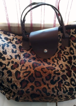Sac pliable taille moyenne motif imitation léopard Neuf , estado: Nuevo sin etiquetas, 25,50 €, 27,48 € Protección al comprador incluida