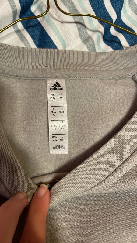 Gray adidas pullover 2