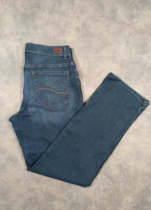 Jean droit bleu femme Lee Relaxed Fit Straight Leg Mid Rise – taille FR 38 W29 US10 JL21, marque: Lee, état: Très bon état, taille: M / 38 / 10, 14,90 €, 16,35 € Protection acheteurs incluse