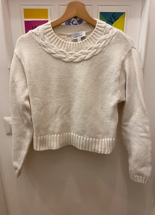&Other Stories cropped white sweater, marque: & Other Stories, état: Bon état, taille: XS / 34 / 6, 12,00 €, 13,30 € Protection acheteurs incluse