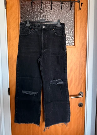 Jean noir Zara – coupe droite / tendance – Taille 42, marque: Zara, état: Très bon état, taille: XL / 42 / 14, 7,00 €, 8,05 € Protection acheteurs incluse