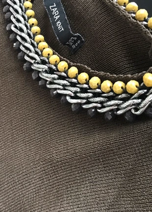 Jersey adorno cuello Zara talla M - Pull femme 38, marque: Zara, état: Très bon état, taille: M / 38 / 10, 8,50 €, 9,63 € Protection acheteurs incluse