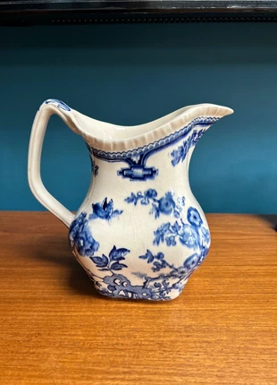 Vintage Masons ironstones blue white Manchu Jug, brand: Mason's, condition: Satisfactory, £5.00, £5.95 includes Buyer Protection