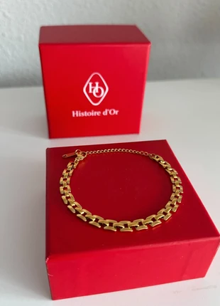 bracelet doré maillon panthère neuf or fin acier inoxydable haut de gamme style Vénitienne, marke: histoire d'or, zustand: Sehr gut, 16,00 €, 17,50 € beinhaltet Vinted-Käuferschutz Pro