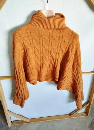 Pullover dolcevita corto marrone cammello morbido caldo T U made in Italy 🤩, marca: Made In Italy, estado: Nuevo sin etiquetas, tamaño: Talla única, 6,99 €, 8,04 € Protección al comprador incluida