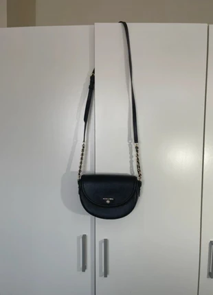 Michael Kors Jet Set Dome black leather crossbody bag, brand: Michael Kors, condition: New without tags, £99.00, £104.65 includes Buyer Protection