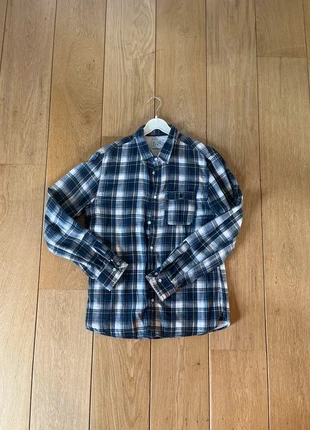 Chemise à Carreaux Levi’s – Bleu, Blanc & Jaune – Style Casual & Authentique, marque: Levi Strauss & Co., état: Très bon état, taille: L, 2,99 €, 3,84 € Protection acheteurs incluse