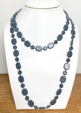 Collier sautoire fantaisie bleu gris vintage #vintage, marke: Vintage, zustand: Gut, 5,00 €, 5,95 € beinhaltet Vinted-Käuferschutz Pro