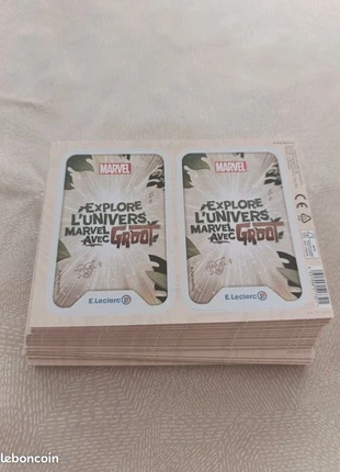 50 lots de 4 cartes (200 cartes) Leclerc 2024 "Explore l'univers Marvel avec Groot" non ouverte., marke: Leclerc, zustand: Neu, mit Etikett, 9,00 €, 10,15 € inklusive Vinted-Käuferschutz