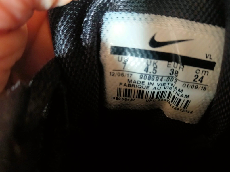 Numero scarpe nike hot sale