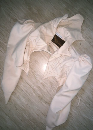 cropped surreal avant-garde jacket, merk: Vintage Dressing, staat: Heel goed, maat: S / 36 / 8, € 27,00, € 29,05 inclusief Kopersbescherming