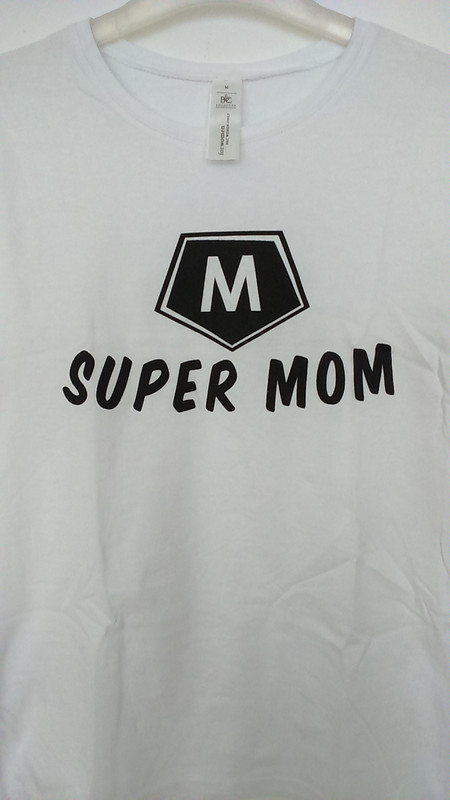 T-shirt Super Mom Woop 2