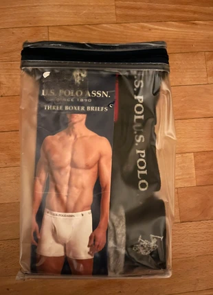 Set 3 Slip / Boxer U.S Polo, marca: U.S. Polo Assn., estado: Novo com etiquetas, tamanho: M, €8.50, €9.63 inclui Proteção do Comprador