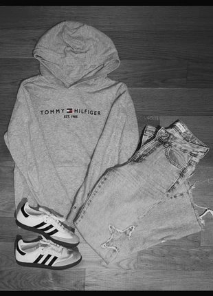 Sudadera Tommy hilfiger gris, marca: Tommy Hilfiger, estado: Nuevo sin etiquetas, tamaño: XS / 34 / 6, 25,00 €, 26,25 € Protección al comprador incluida