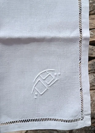Paires de superbes serviettes de table, monogramme, marca: Vintage Chic, estado: Muy bueno, 8,00 €, 9,10 € Protección al comprador incluida