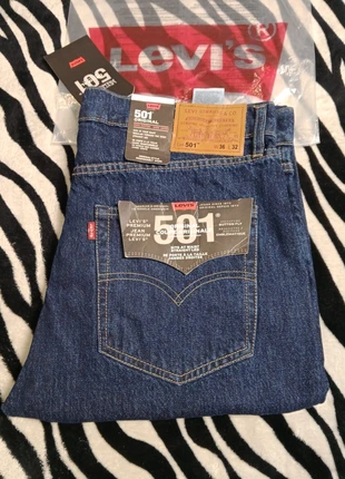Levi’s 501 Men’s Straight Fit Navy Blue Jeans W36 L32, brand: Levi's, condition: New with tags, size: W36, £29.99, £32.19 includes Buyer Protection