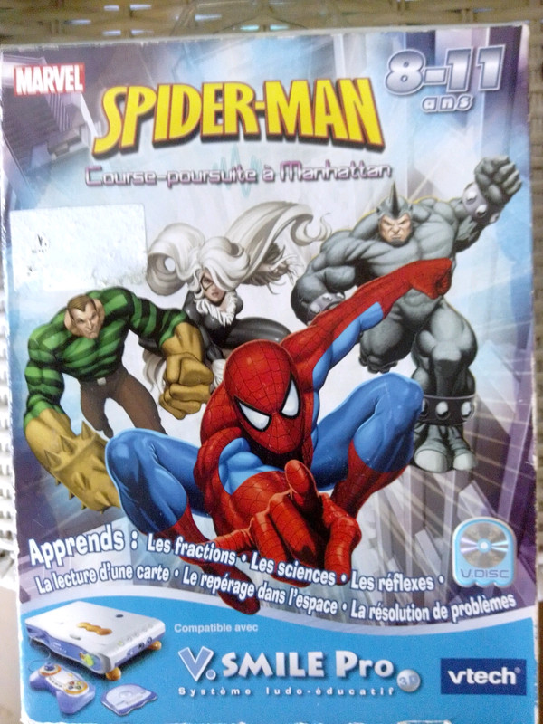 JEUX Éducatif V.SMILE ( 6- 8 ans) / VSMILE VTECH SPIDER MAN